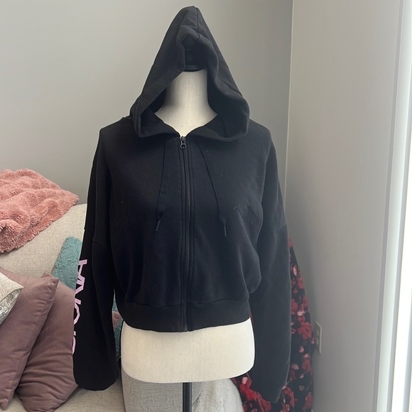 Victoria's Secret Tops - Victoria Secret Sport Women’s Black Athletic Full Zip Jacket Sz M